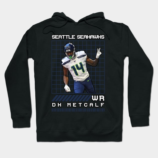 DK METCALF - WR - SEATTLE SEAHAWKS Hoodie by Mudahan Muncul 2022